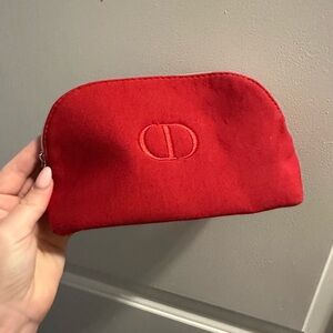 Dior Scarlet Red Makeup Bag
